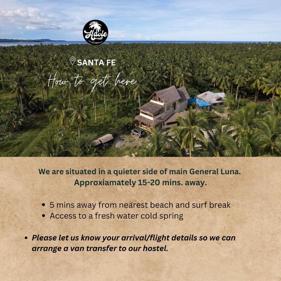 Haole Surf Hostel General Luna  Ngoại thất bức ảnh